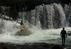 Bośnia, rafting na rzece Unie