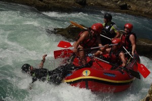 Bośnia, rafting na rzece Unie