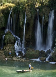 Bośnia, wodospad Kravice