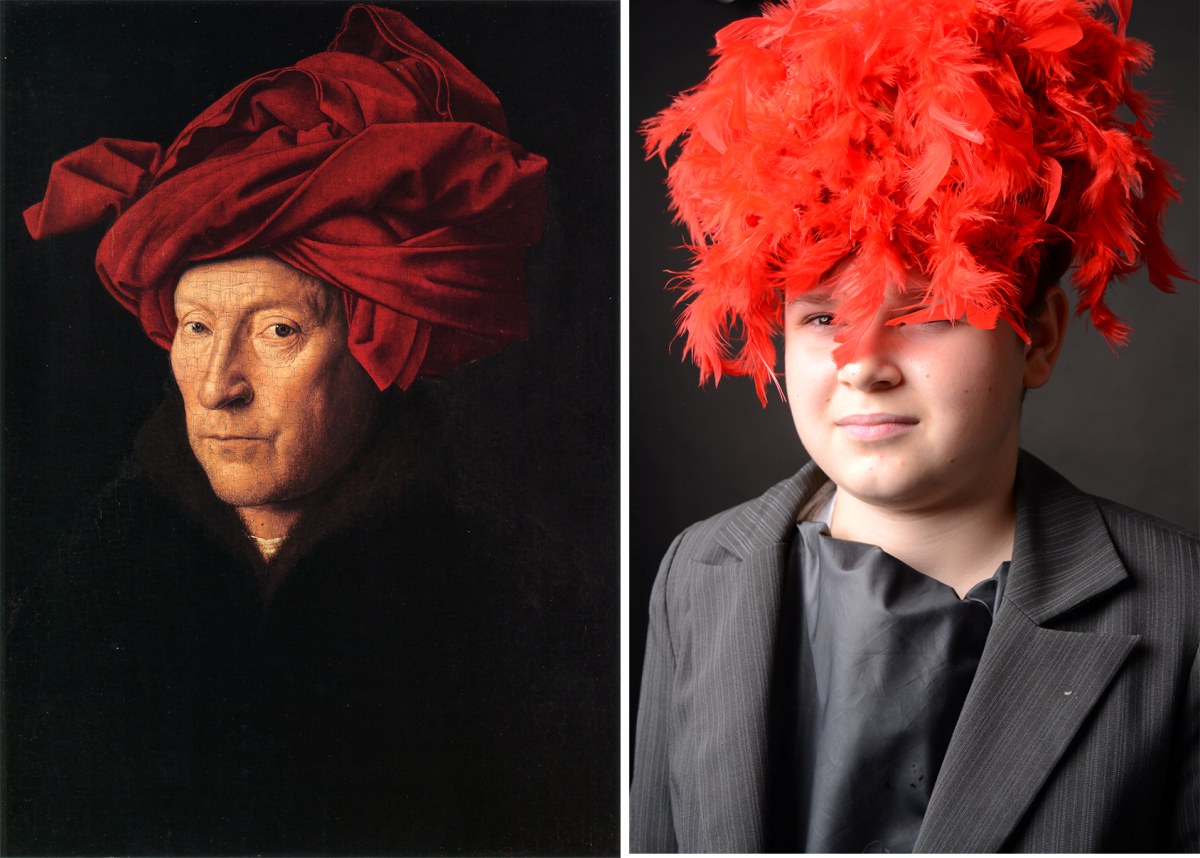 Jan van Eyck - Mężczyzna w czerwonym turbanie